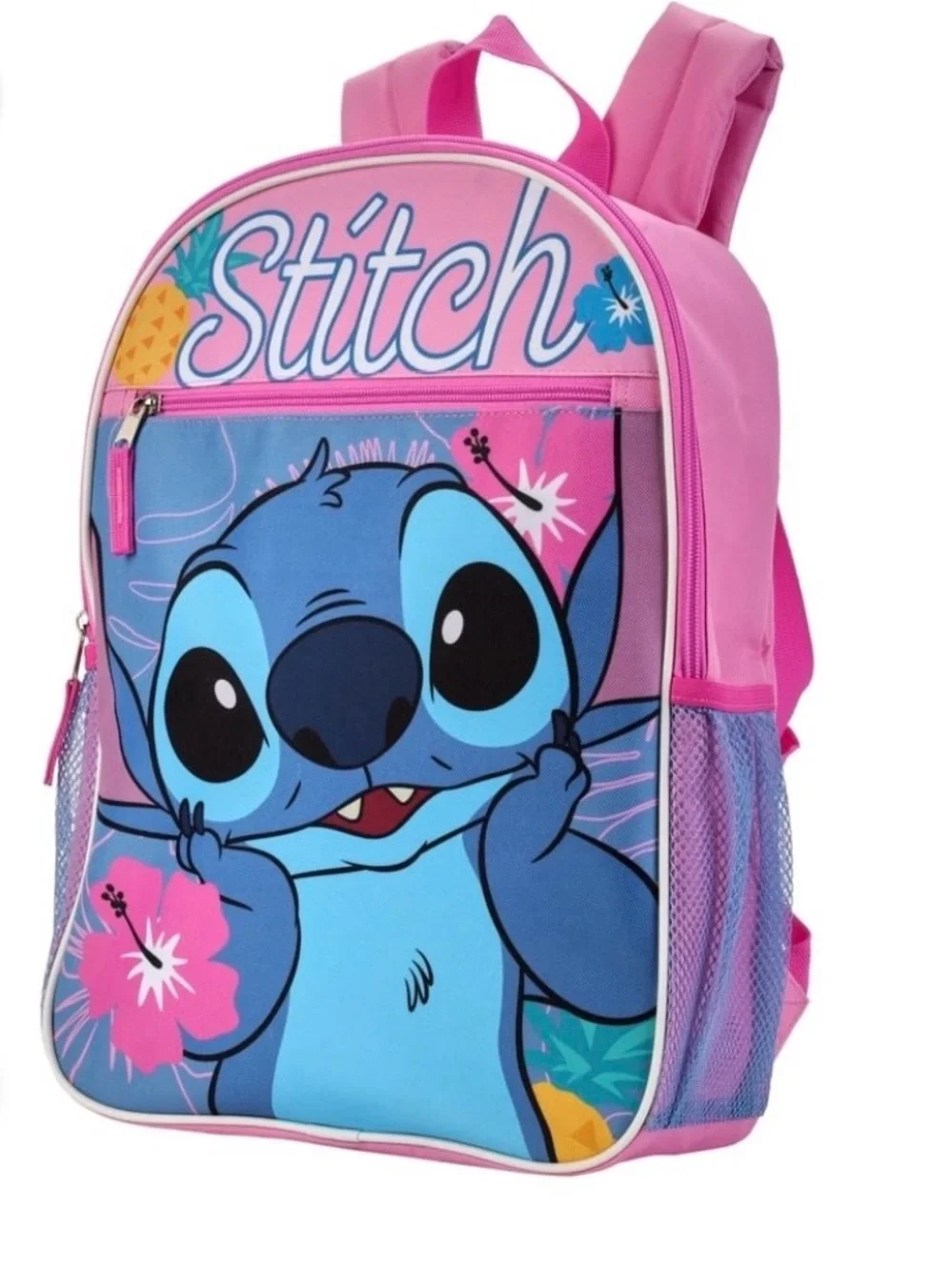 Disney Stitch Pink Blue Kids Backpack